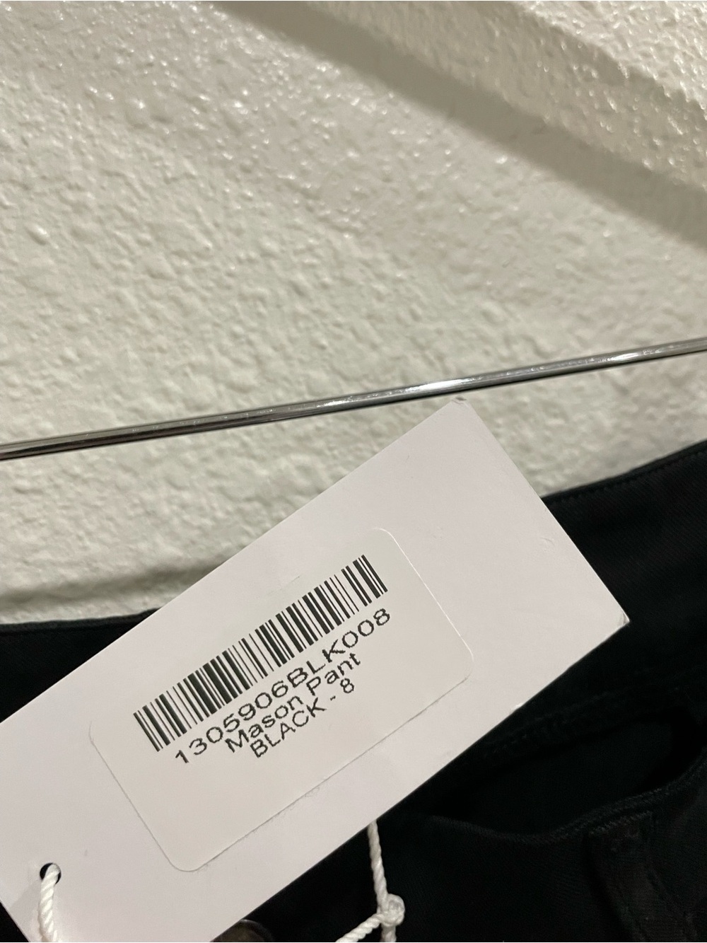 NWT Reformation Mason Black Wide Leg Pants Trouser Contemporary Slim Luxury - Picture 9 of 14
